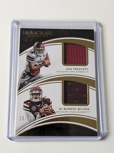Panini Immaculate 2016 Dak Prescott Cowboys Wilson Rookie RC Patch NFL /99