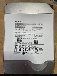 HGST HUH721010ALE600 10TB Ultrastar HE SATA-3 6Gbps 7.2K 256MB HDD - Picture 1 of 3