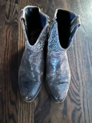 FRYE Deborah Studded Booties Distressed Size 9 or 9 1/2M - Image 1 of 4