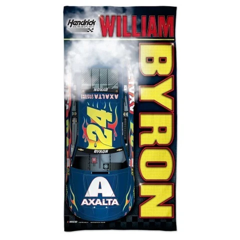 William Byron 2018 Spectra #24 Axalta 30" x 60" Beach Towel FREE SHIP Cover