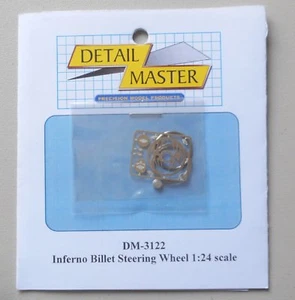 INFERNO BILLET STEERING WHEEL 1:24 DETAIL MASTER CAR MODEL ACCESSORY 3122 - Picture 1 of 1