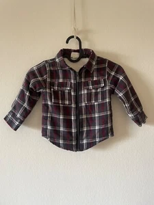 Tahari Boy's Warm Sherpa Lined Shirt Jacket Long Sleeve 2 Y - Picture 1 of 9
