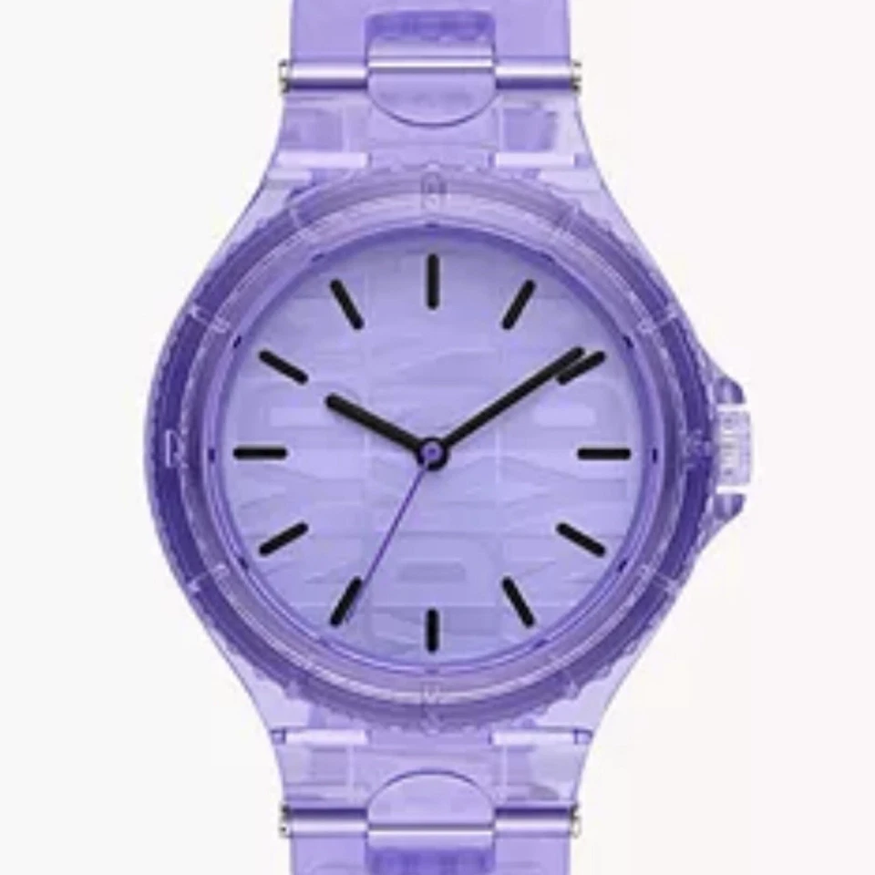 DKNY Women's Chambers Quartz Nylon and Silicone Three-Hand Casual Watch Color...