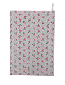 Cath Kidston Provence Rose Pink Floral Tea Towel Kitchen Dish Cloth Handmade - Picture 1 of 2