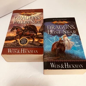 DRAGONLANCE SAGA - THE WAR OF SOULS PB Books Vol I and II by Weis and Hickman - Picture 1 of 5