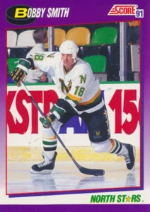 1991-92 Score American #32 BOBBY SMITH - Minnesota North Stars - Bild 1 von 1