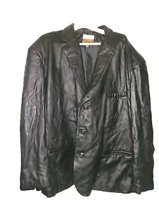 MEN'S J. FERRAR LEATHER JACKET SIZE: 4XL - Picture 1 of 7