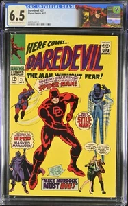 Daredevil #27 CGC 6.5, ¡estuche personalizado como nuevo! Spider-Man, Stilt-Man, ¡Merodeador enmascarado! - Imagen 1 de 2