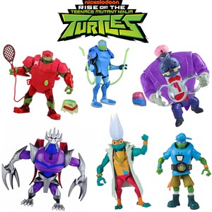 PLAYMATES RISE OF THE TEENAGE MUTANT NINJA TURTLES TMNT ACTION FIGURES 80800 TOY
