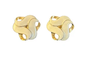 VINTAGE “BLUETTE” Made In France SHOE CLIP / SET OF 2 Gold Tone / Celtic Design - Picture 1 of 6
