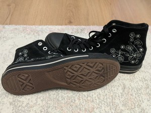 black rhinestone converse