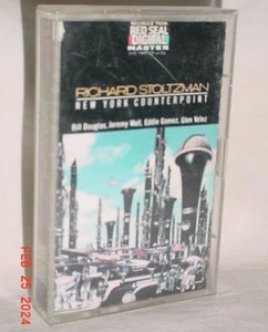 RICHARD STOLTZMAN NEW YORK COUNTERPOINT 1987 CASSETTE RCA RED SEAL DIGITAL JAZZ - Picture 1 of 3