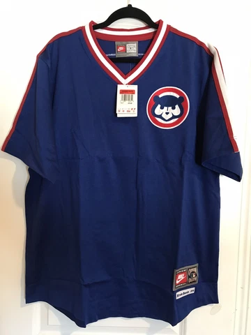 Nike Ernie Banks Cooperstown Collection Chicago Cubs Jersey Size L Cover