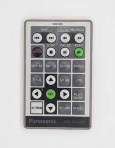 Genuine Panasonic VEQ 2293 DVD Player Remote Control for DVDL50D, Tested Working - Imagen 1 de 2
