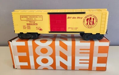 Lionel 6464-1970 TCA 1970 National Convention Boxcar Chicago IL NEW IN BOX! - Image 1 of 4