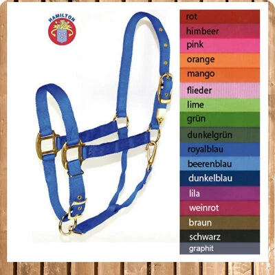 Hamilton Halfter Premium mit Snap, Nylonhalfter, stabil und langlebig - Bild 1 von 2