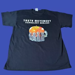 Truth Movement Technology Analogy 2010 Tour Band Y2K Black T Shirt Cotton XL - Picture 1 of 4