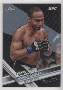 2017 Topps Chrome UFC Black Refractor /10 John Dodson #9