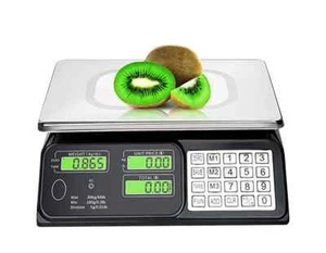 Ladenwaagen bis zu 30 kg, LCD-Anzeigen, HDWR wagPRO-S30A - Bild 1 von 5