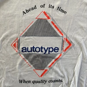 Vintage Autotype T Shirt Size XL ss - Picture 1 of 1