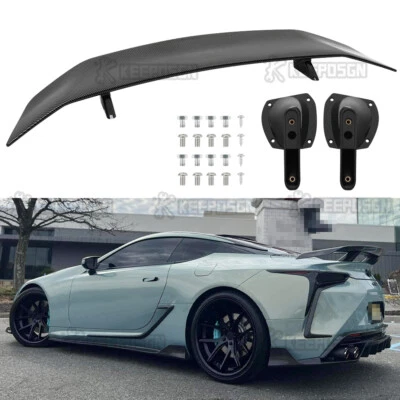 Alerón trasero de fibra de carbono estilo GT 46" para Lexus LC500 LC500h cupé Foto 1 de 4