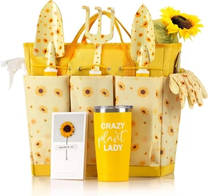 Sunflower Gardening Gifts for Women, Garden Tool Set, Heavy Duty Yellow - Picture 1 of 8