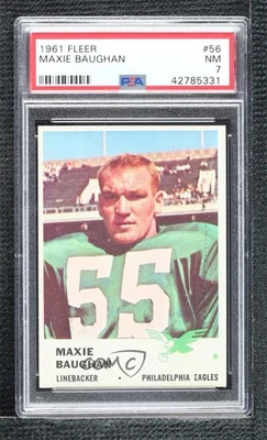 1961 Fleer Maxie Baughan #56 PSA 7 Rookie RC - Image 1 of 2