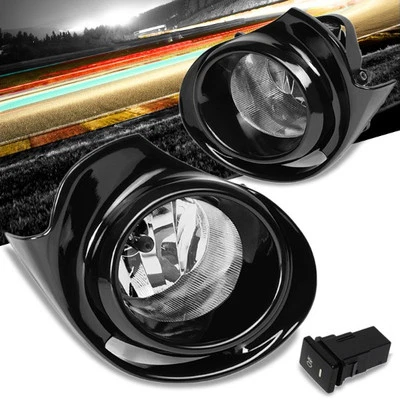 Clear Lens Front Driving Fog Light Lamp Kit+Switch For 15-18 Toyota Prius C - Image 1 of 4