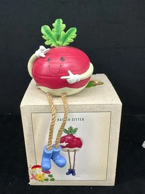 Cracker Barrel Shelf Sitter Radish Vegetable Shelf Sitter Country Core NEW - Image 1 of 4