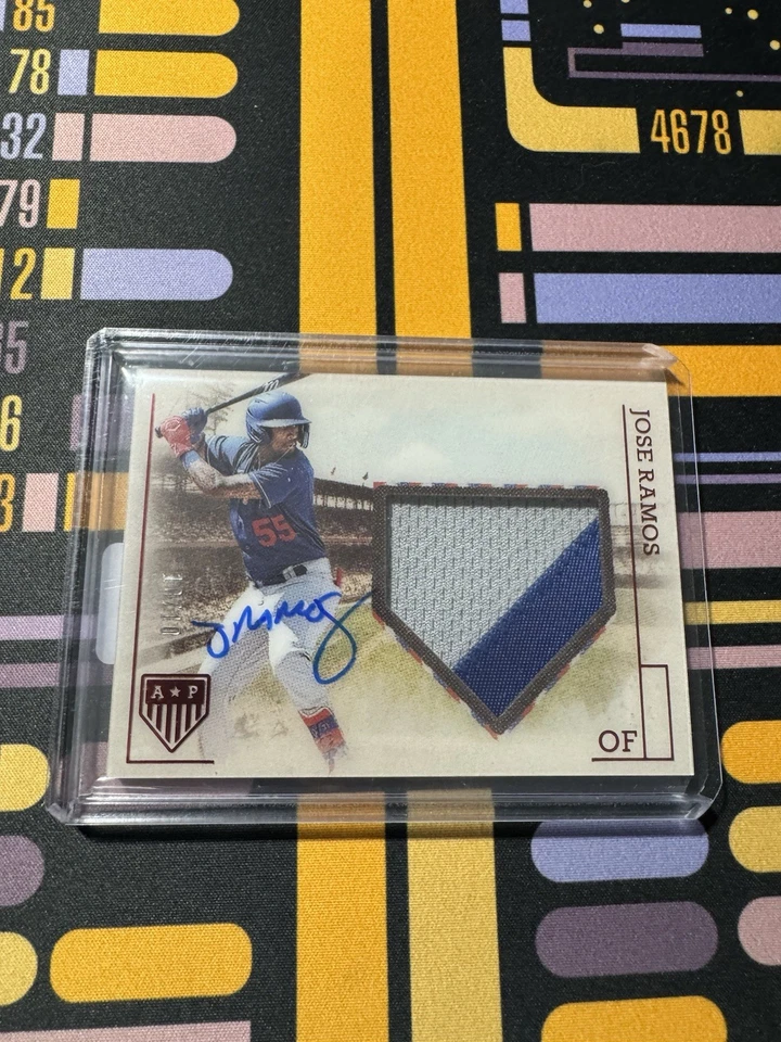 2023 Americas Pastime Jose Ramos Patch Autograph Auto /10 - Image 1 of 3
