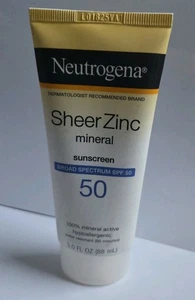 Neutrogena Sheer Sunscreen Broad Spectrum SPF 50- 3oz Exp. 12/27 - Picture 1 of 2