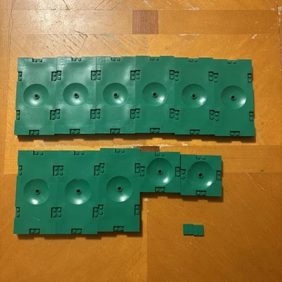 Lote de 11 placas base de fútbol LEGO vintage. Foto 1 de 2