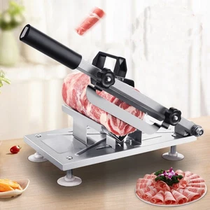 Manual Frozen Meat Slicer Cutter Beef Mutton Sheet Slicing Machine-Meat Slicer - Picture 1 of 5