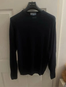 Rnli Lifeboat Jumper Sweater Navy Blue 42" Pure New Wool BNWT Woolmark Adstitch - Picture 1 of 10