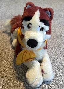 Rare 1995 Balto Jenna Plush Universal City Studios Movie Husky Dog Laying Down - Picture 1 of 10