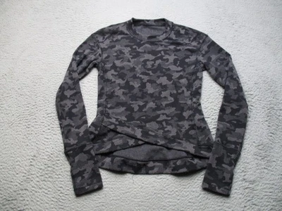 Lululemon Close to Crossing Rulu Shirt Women 6 Camo Athletic Running Long Sleeve - Imagem 1 de 4