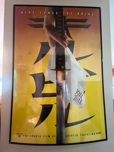 Affiche originale de film Miramax 2003 Kill Bill Volume One avec cadre - 40" x 27" - Photo 1/3