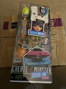 Monster High Create-A-Monster Design Lab Paquete Complementario Brilla en la Oscuridad X3728 3729 Nuevo de Lote Antiguo - Imagen 1 de 2