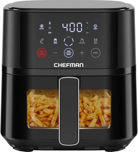 Freidora de aire Chefman - Freidora de aire compacta de 4 cuartos de galón para comidas rápidas y fáciles, cuenta con alta calidad - Imagen 1 de 11