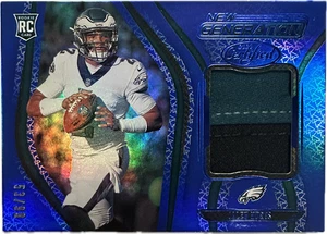 Jalen Hurts Panini Certified New Generation Rookie RC 2 Color Patch 53/99 - Picture 1 of 3