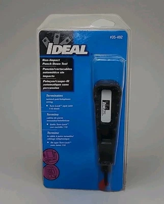 Ideal Punchmaster  #35-492,   Non-Impact Punch Down Tool,  Made In USA,  NEW - Image 1 of 4