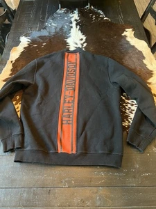 Y2K Harley Davidson Mens Large Zip Up Jacket - Picture 1 of 9