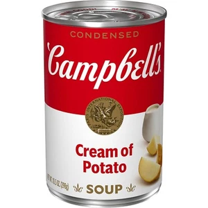 :.Campbell's Condensed Cream of Potato Soup 🍲 10.5 ounce cans (Pack of 10).: - Picture 1 of 9