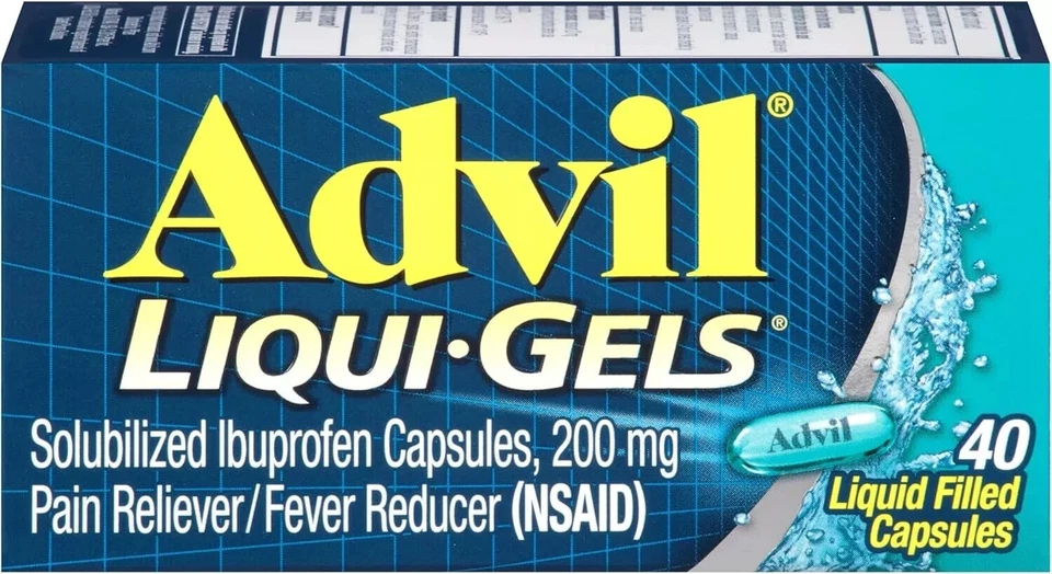 Advil Ibuprofen 200 MG Liqui-gels 40 EA