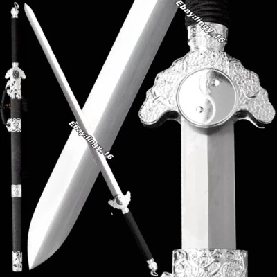 Espada China KungFu/TaiChi Dao Acero Alto Carbono WuShu/Tai Ji Saber Qing Jian Foto 1 de 4