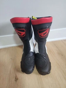 2024 Cortech Apex RR WP Motorcycle Boots - Black Size 12.5 US/ 47EU - Picture 1 of 4