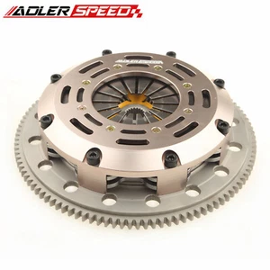 ADLERSPEED SPRUNG TWIN DISC CLUTCH KIT FOR ECLIPSE TALON TSi LASER RS 4G63 TURBO - Picture 1 of 4