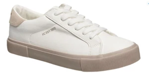 French Collection Women's White Becka Sneaker - Picture 1 of 4
