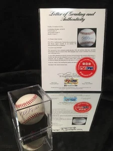 KRIS BRYANT Draft Day Signature Signed Baseball CHICAGO CUBS PSA DNA LETTER MVP - Picture 1 of 4