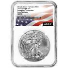 2020 (S) $1 American Silver Eagle NGC MS70 Emergency Production ER Flag Label